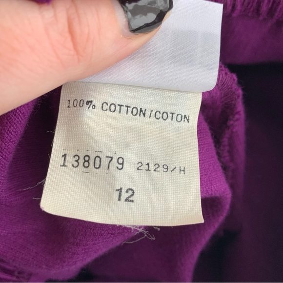 Vintage KORET PLEATED PURPLE CORDUROY PANTS SIZE 12 WOMENS - Picture 12 of 14